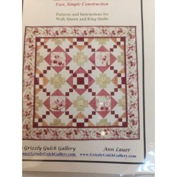 Sheer Delight Quilt Pattern By Grizzly Gulch Gallery For Wall Queen & King Quilt - Picture 11 of 11